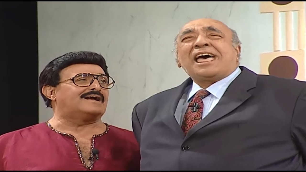 😂😂  مشهد كوميدي عالمي بين سمير غانم و يوسف داود  ..  قنبلة ضحك