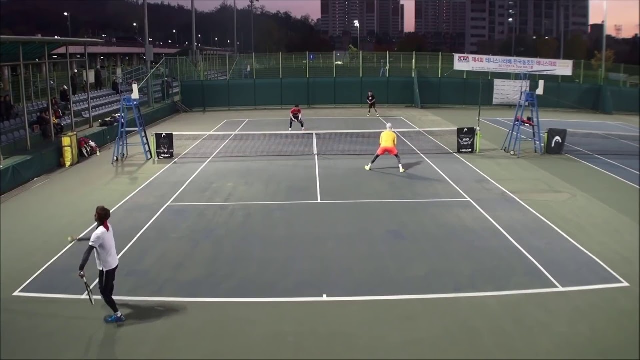 제4회테니스나라배 지도자부 안덕환 최환영 VS 송상훈 송민석