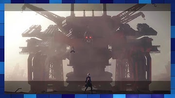 Nier: Automata - Goliath Boss Battle