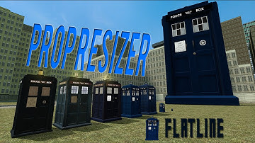 Tardis Flatline Recreation - Prop Resizer Tool!