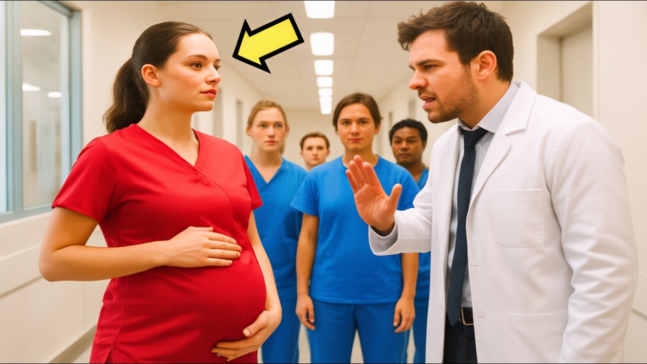 الطبيب صرخ على الممرضة الحامل… وندم عندما عرف من هو زوجها