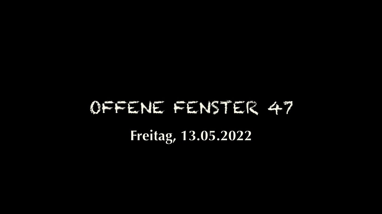 OFFENE FENSTER 47(complete) - Christian Grosch - free improvisation piano concert