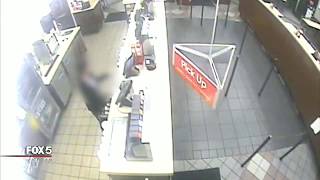 Fast food robber's blood may help lead to arrest