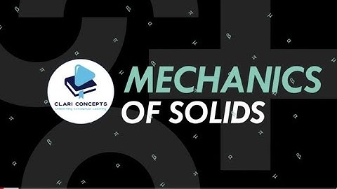 Mechanics of solid(M SC maths)
