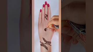 Rakhi Special mehndi#easy Back hand mehendi design#viral #henna #trending।।