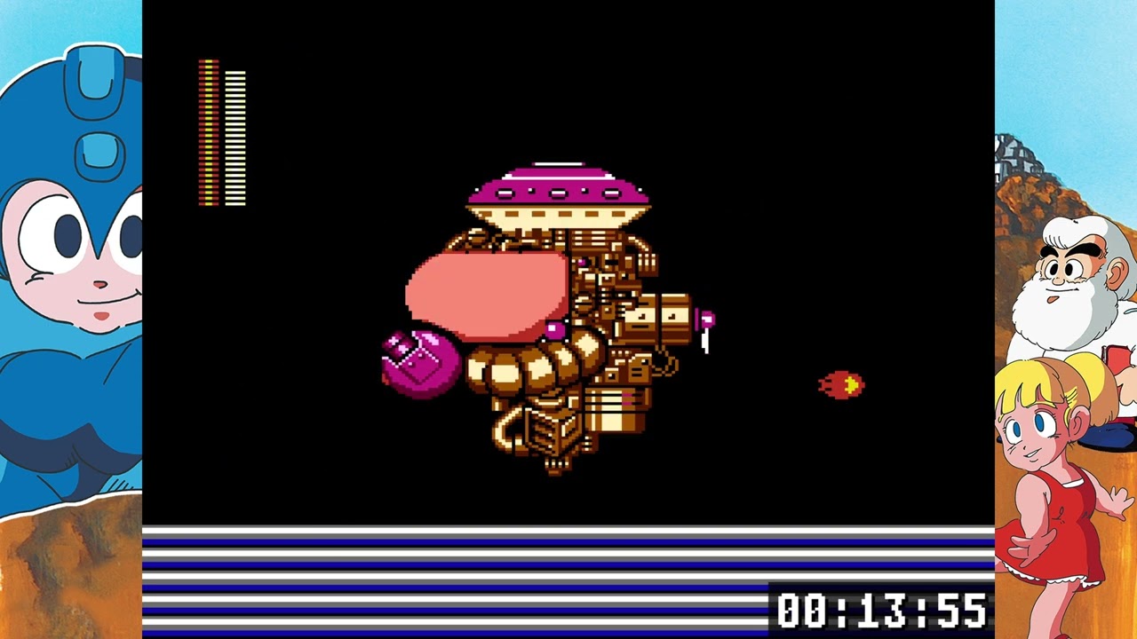Mega Man Legacy Collection \ WILY MACHINE 1 Gold
