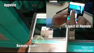 Connected worker Remote Troubleshooting with Augmented reality app Wealth