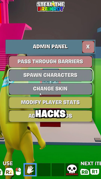 I found the secret code for admin hacks in Steal the Brainrot π±