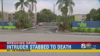 Police: St. Pete man stabs, kills intruder who broke into his apartment