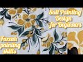 Fabric Painting Design | White kurti  🌼🖌️ Painting Ideas | #fabricart #fabricpainting 