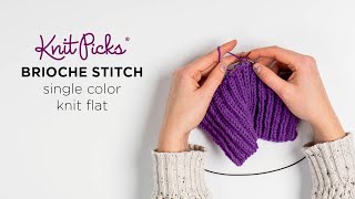 Learn Brioche Single Color Flat