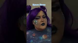 MAKEUP INSPIRED BY THE INFINITY STONES: SPACE STONE #shorts #makeup #marvel