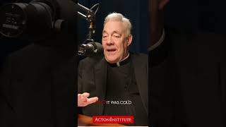 Father Sirico once celebrated Mass in a barn