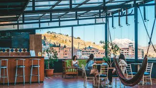 Travel vlog - I stayed at The Rooftop Hostel, La Paz, Bolivia (private room for $13!)