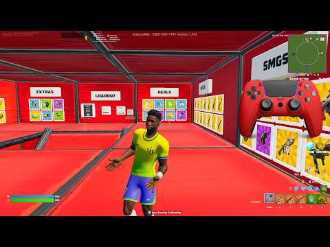 *NEW* VINI JR  SKIN Fortnite 3v3v3v3 Go Goated 🐐Zone Wars Gameplay🎮