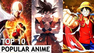 Top 10 Most Popular Anime in The World | In Hindi | AnimeVerse