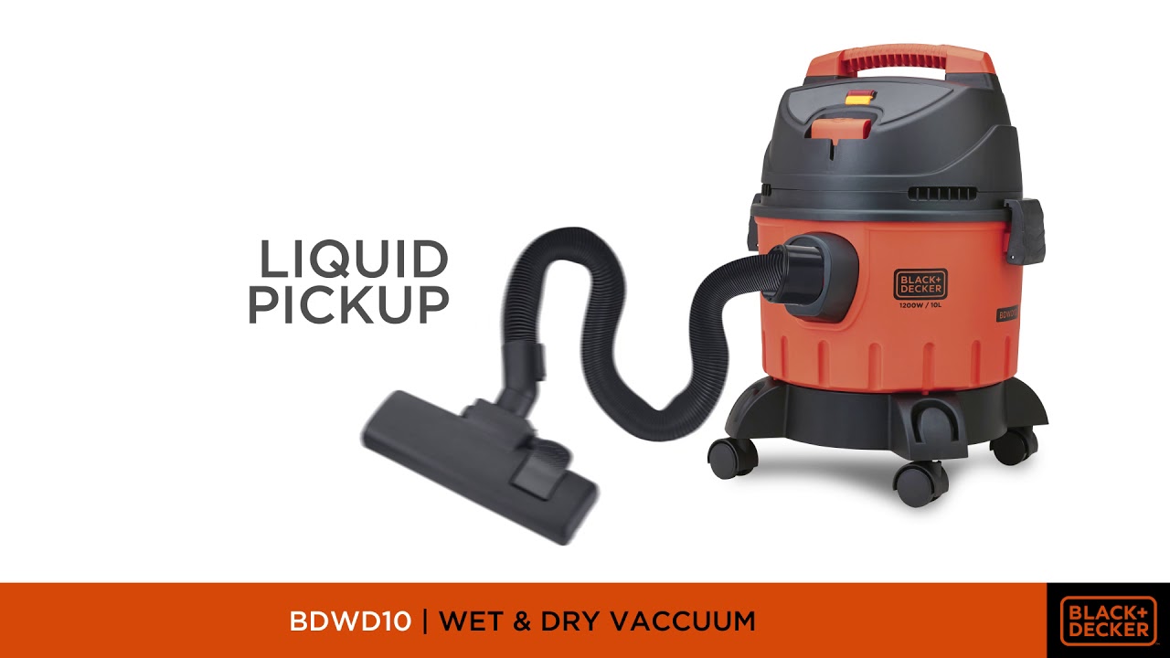 vacuum cleaner black decker wet end 