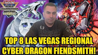 Yu-Gi-Oh! Top 8 Las Vegas Regional CYBER DRAGON FIENDSMITH Deck Profile! |Tamir Brown