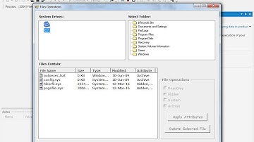 Explore Your Drive and Set File Attribute in VB net
