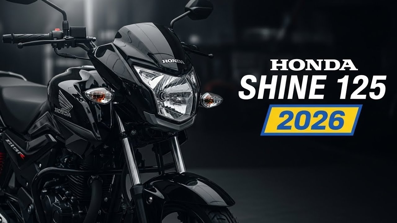 2026 Honda Shine 125 finally launched New Design Reviled Full | Mileage, Price & Features 