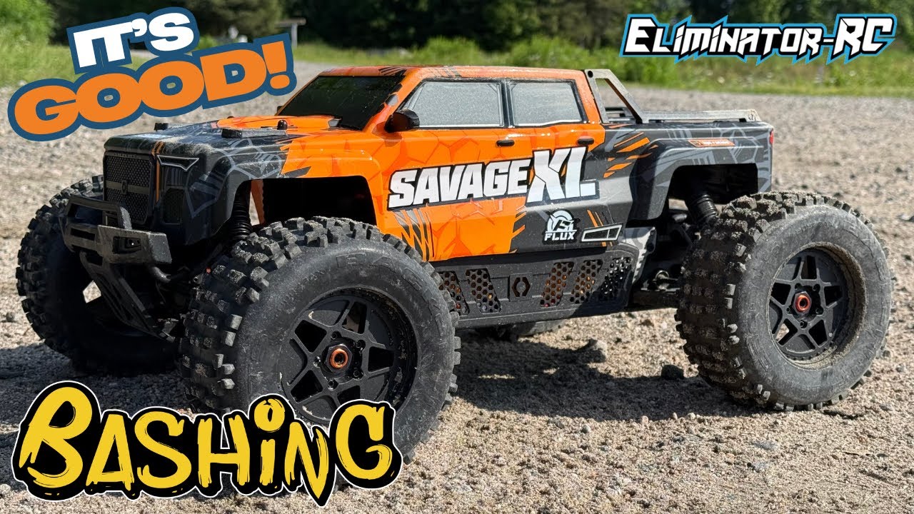 Hpi Savage XL Flux V2 First Run! (On 6s Backflips) - YouTube