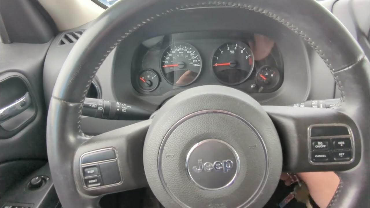 2012 Jeep Patriot oil change reminder rest - YouTube