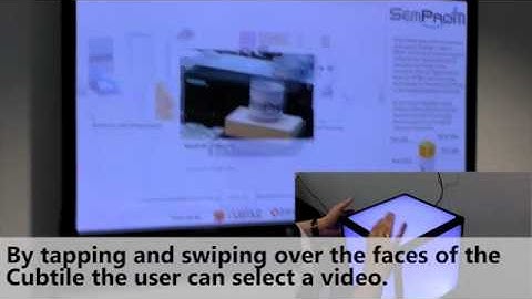 Tangible Interactions with the Cubtile