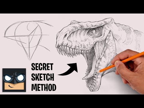 How to Draw T-Rex | Sketch Saturday