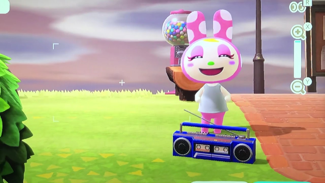 (Animal Crossing: New Horizons) Chrissy singing Bubblegum K.K. 