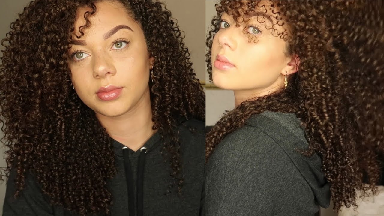 Curly Hair Update 2019 LESS SHRINKAGE HACK!!! YouTube