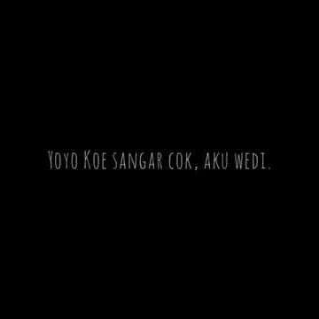 Story wa koe sangar aku wedi