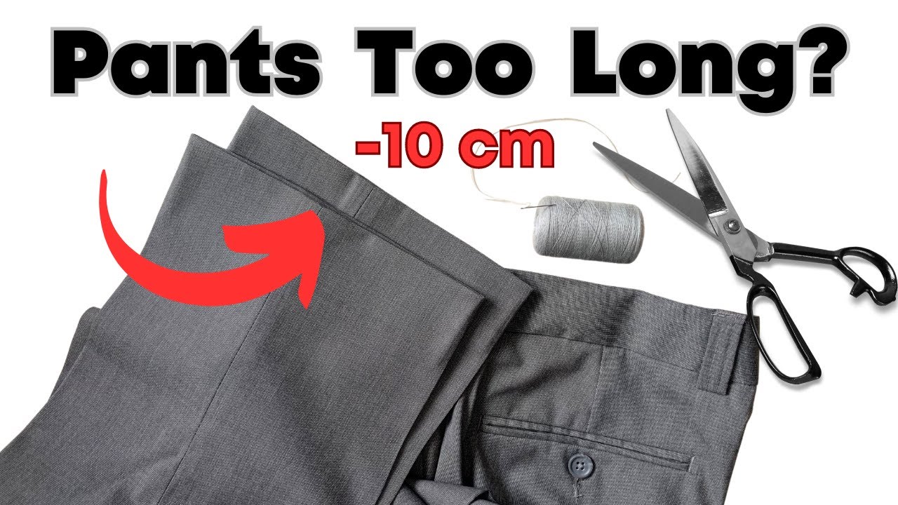 NO-SEW Hemming Tape - How to use it to hem pants? Easy sewing