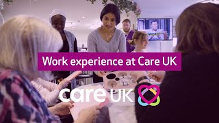 Work experience at Care UK Work experience at Care UK