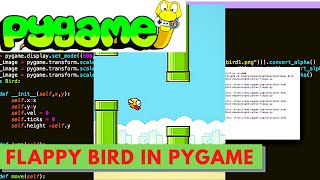 Flappy bird in Pygame |Pygame build your first game |flappy bird