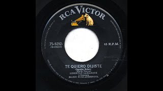 Libertad Lamarque - Te Quiero Dijiste - Victor 75-9292