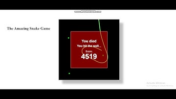 CS50 FINAL PROJECT | THE AMAZING SNAKE GAME