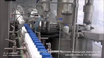 CAPSEAL-80SR.PNP  Automatic Rotary Four Head Pick N Place type Bottle Screw Capping Machine