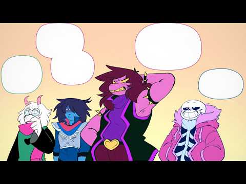 Sans in the Dark World - Deltarune x Undertale comic dub (ft. Ari Villalon and TheMonarchy)