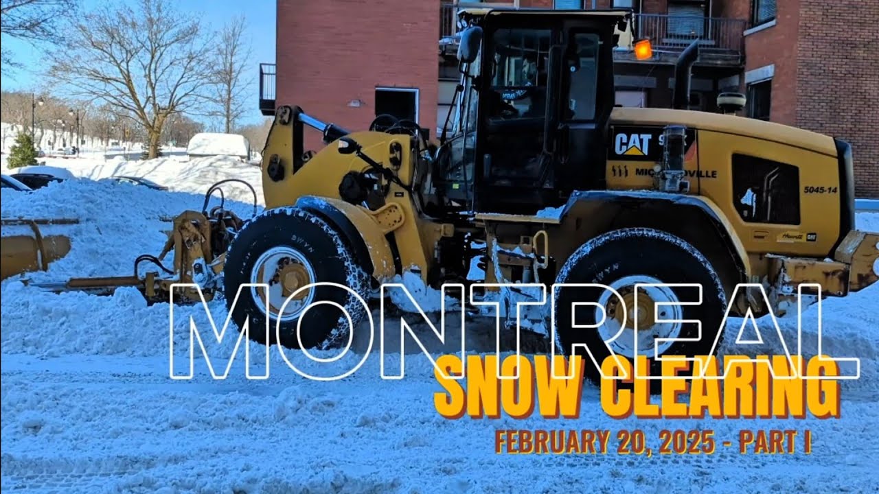 HUGE Snow Clearing After 75cm in Montreal Feb 20, 2025 - Pt. 1 - Feb 20, 2026