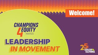 2025 Champions for Equity Awards: Leadership in Movement