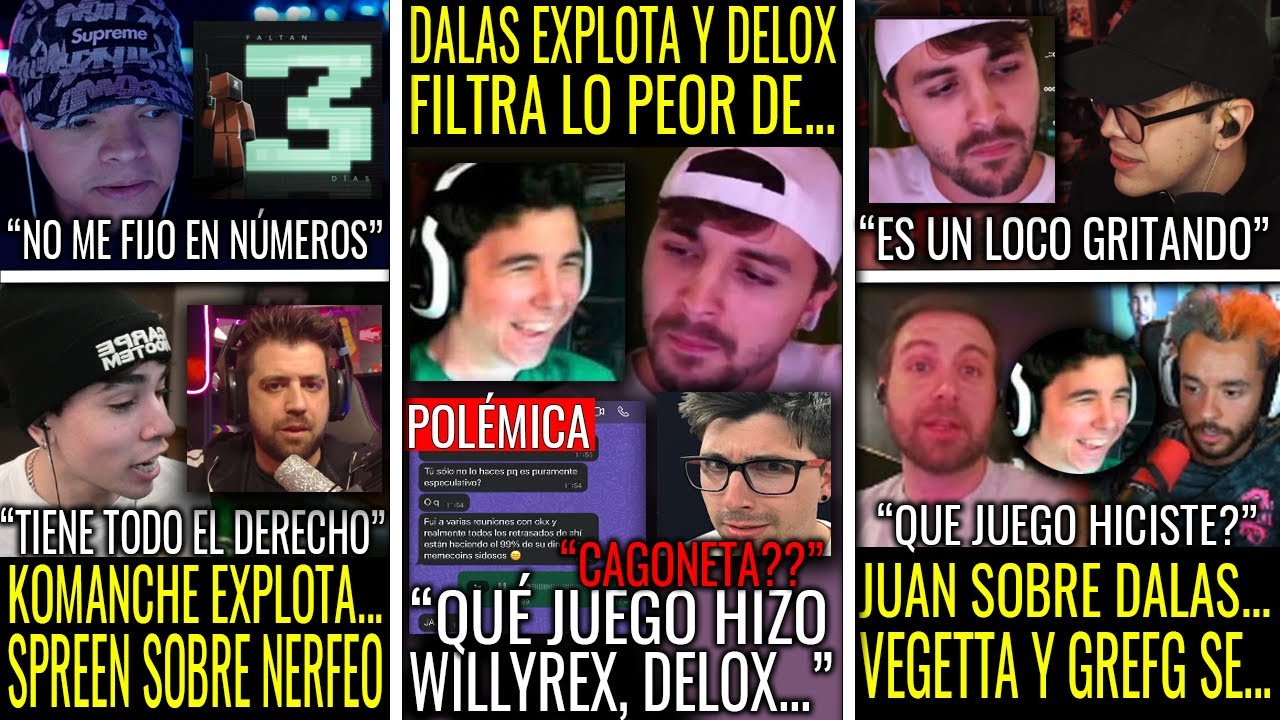 DALAS CONTUNDENTE Con DELOX y WILLYREX, Promete ARRUINARLOS | VEGETTA y GREFG HABLAN | SPREEN AURON