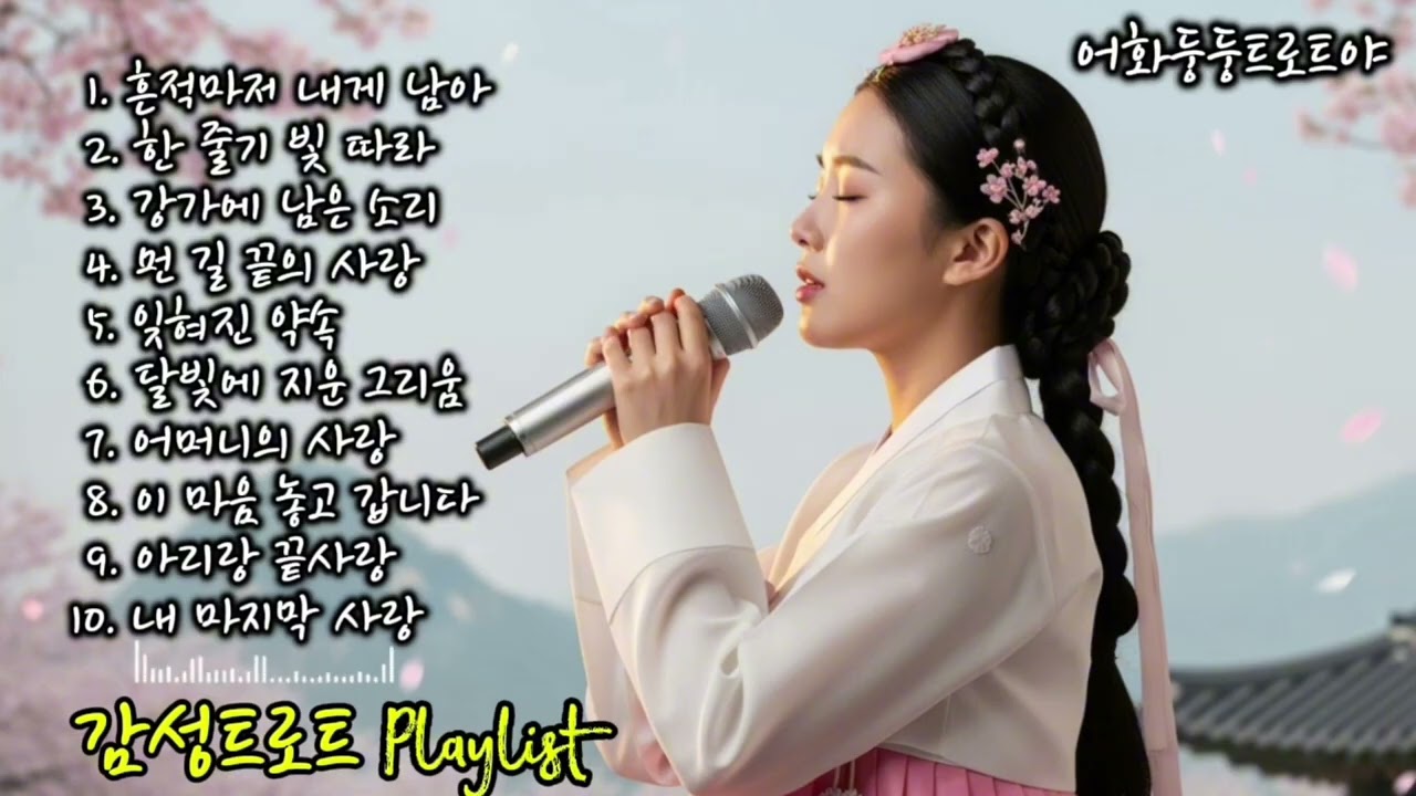 [Playlist]🎵가슴 아픈 사랑, 이별, 그리움이 담긴🍃애절한 트로트 노래모음🎧퓨전감성트로트 | 사극풍