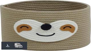 T&T Homewares Small Sloth Baskets for Baby Diaper Organizer Nursery Storage Nursery screenshot 1