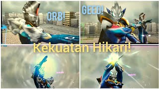 Kekuatan Pedang Kesatria Hikari Yang Bersinar!! |Ultraman Fusion Fight R/B Ver.1