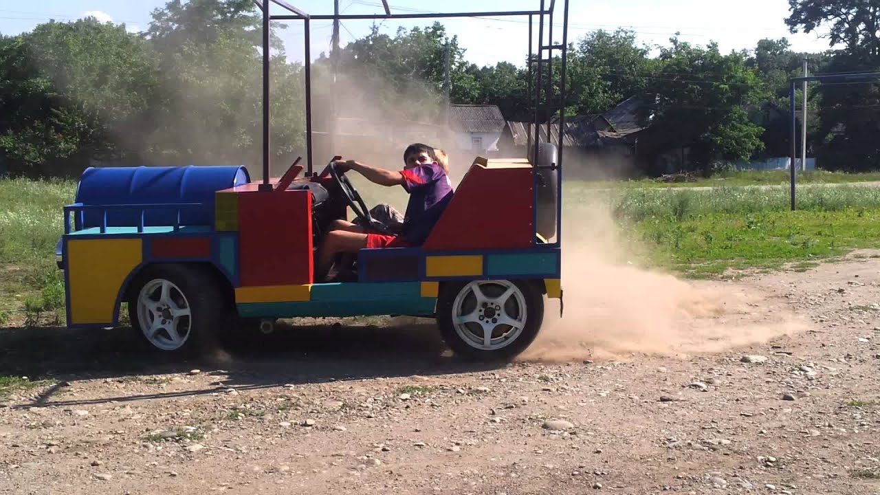 ВАЗ 2106 Переделка под "паравозик" - YouTube