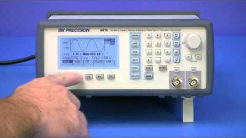 B&K Precision Model 4079 - 50 MHz Dual Channel Arbitrary Waveform / Function Generator Demo