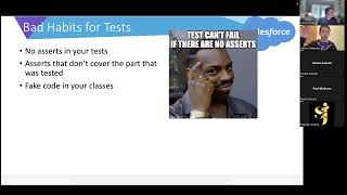 Celebrity Tampa Developer User Group - Apex Testing Deep Dive Profile