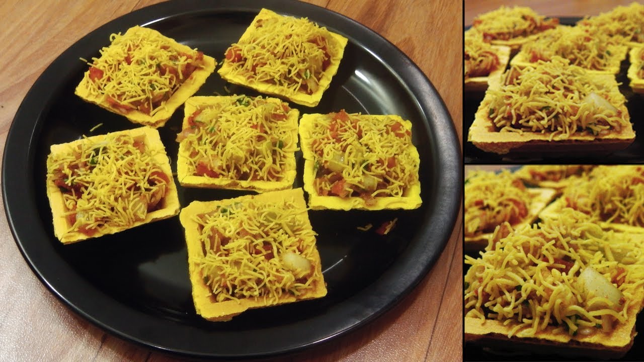 Canapes Recipe - Indian Chat Stuffing | Yaman Agarwal | CookingShooking