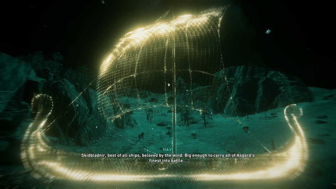 Dawn of Ragnarok. Mythical Memory. Skidbladnir Smida. Isu Memory in AC Valhalla.