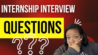 Questions I Was Asked on Internship Interviews | Pre-Internship Diaries | Renae's Corner